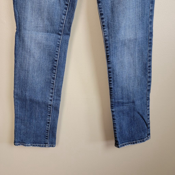 American Eagle Skinny Jeans Y2K Medium Wash Low Rise Stretch Jeggings AE Size 8 - Picture 6 of 11